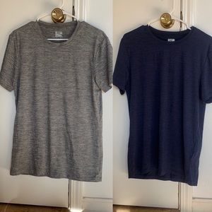 Two “32 Degrees” Workout T-Shirts in Grey & Navy
